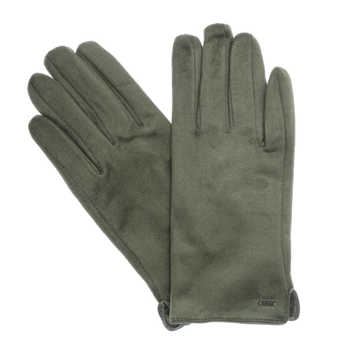 Rękawiczki bawełniane ciemnozielone EM