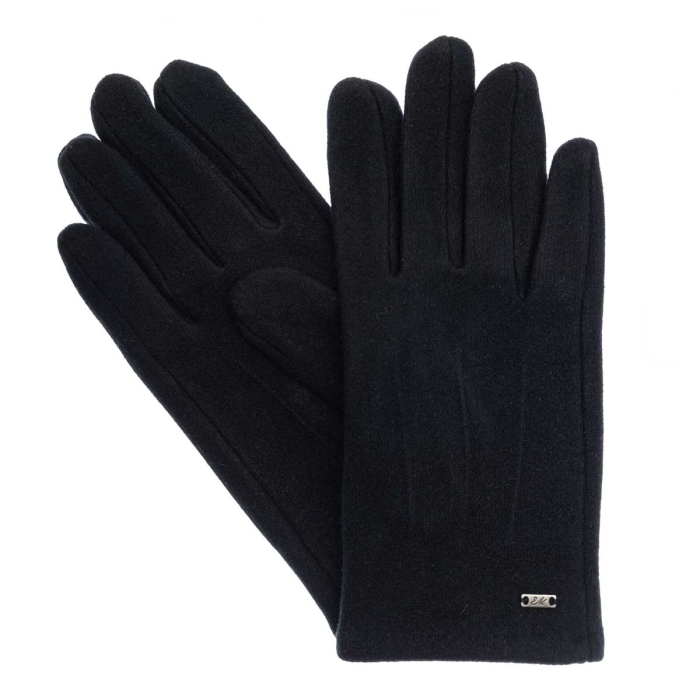 Rękawiczki wełniane czarne EM