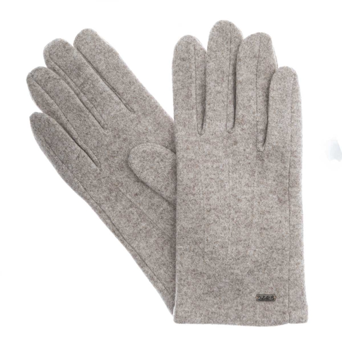 Rękawiczki wełniane beżowe EM