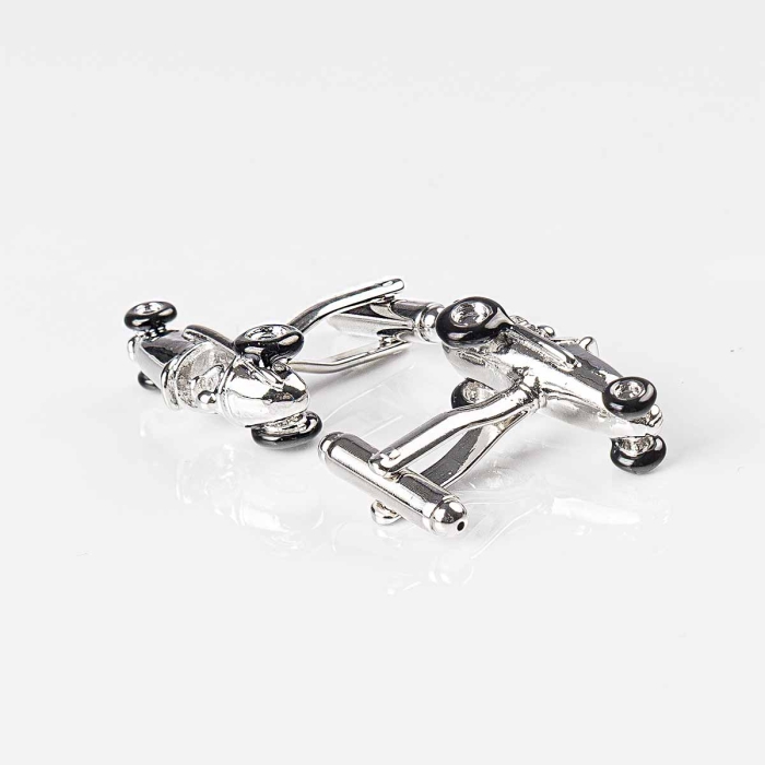 Spinki do mankietów tematyczne wyścigówka EM