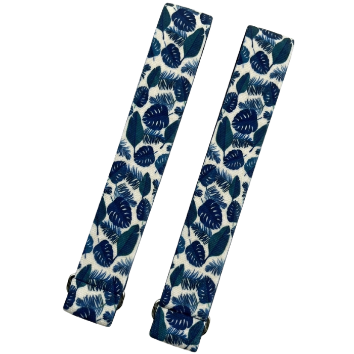 Opaska na rękaw biała w motyw blue tropical EM