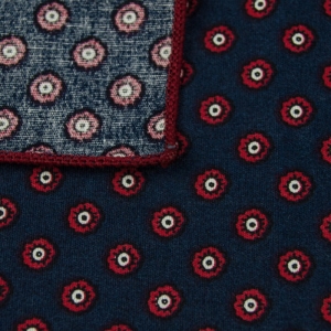 EM Men's Accessories poszetka granatowa kwiaty okrągłe.jpg