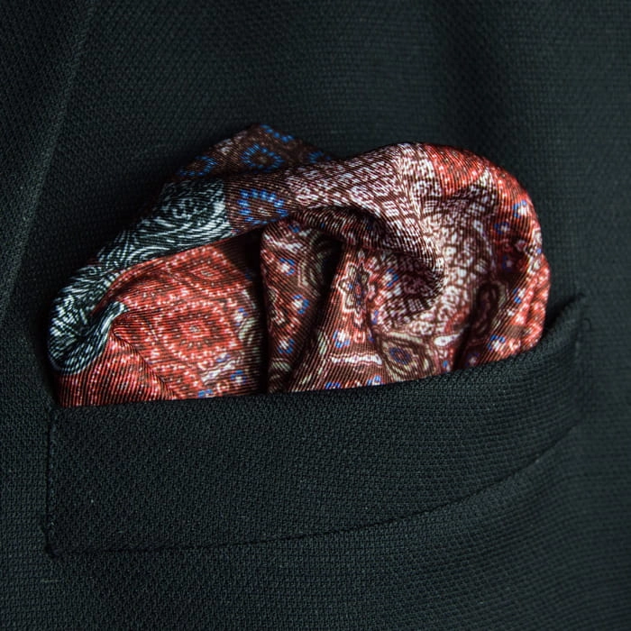 EM Men's Accessories poszetka dwustronna mikrofibra bordo.jpg