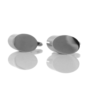 EM Men's Accessories spinki do mankietów srebrne owalne.jpg
