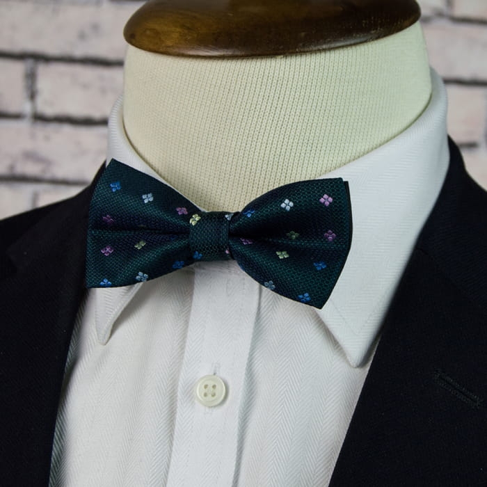 Mucha dziecięca junior zielona wzorki