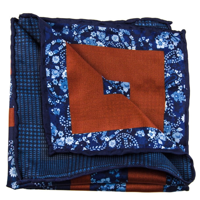 EM Men's Accessories poszetka dwustronna pomarańczowa mikrofibra.jpg