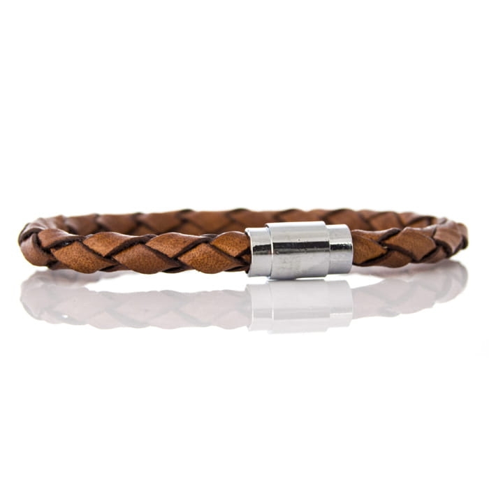 EM Men's Accessories bransoletka skórzana camelowa.jpg