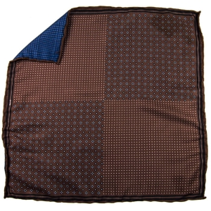 EM Men's Accessories poszetka dwustronna brązowa mikrofibra.jpg