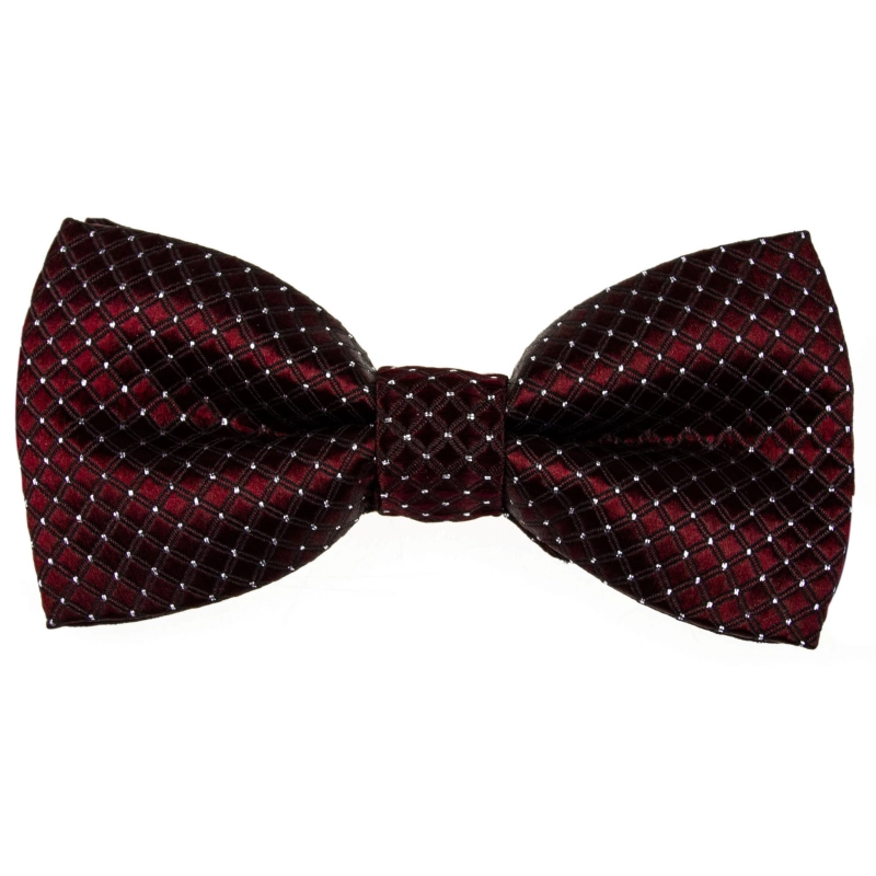 Mucha dziecięca junior bordowa faktura