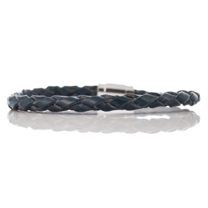 EM Men's Accessories bransoletka skórzana granatowa.jpg