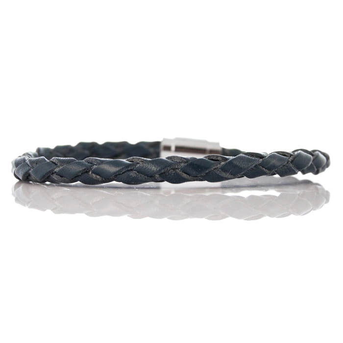 EM Men's Accessories bransoletka skórzana granatowa.jpg