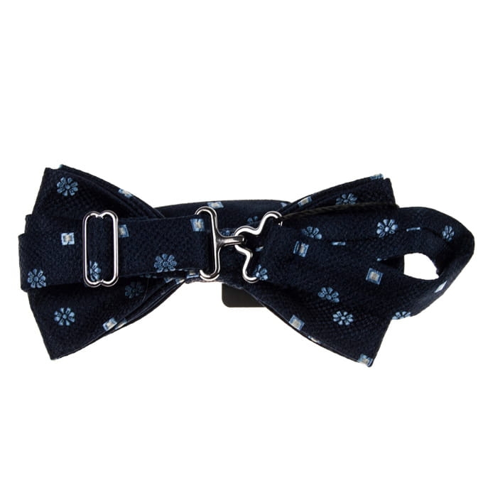 Mucha granatowa w kwiatki