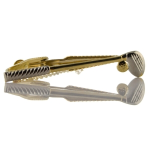 EM Men's Accessories spinka do krawata w kolorze złotym kij golfowy.jpg