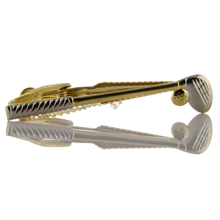 EM Men's Accessories spinka do krawata w kolorze złotym kij golfowy.jpg