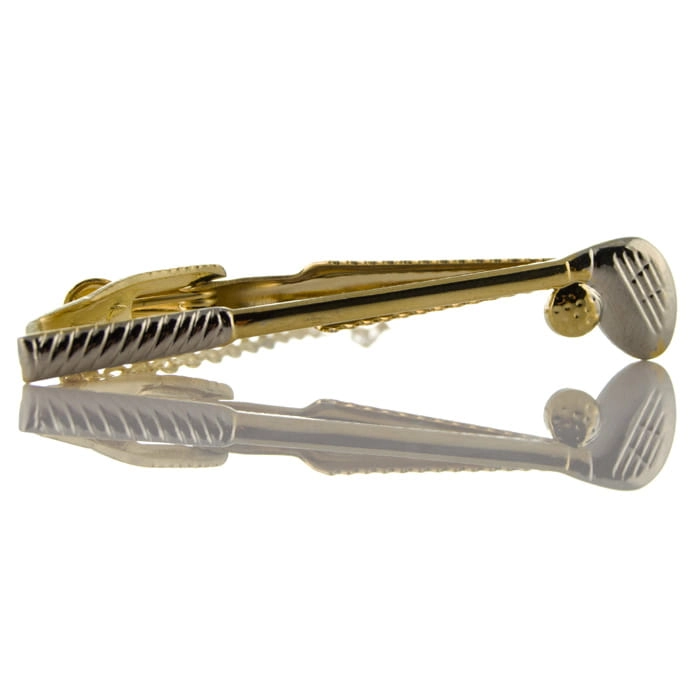 EM Men's Accessories spinka do krawata w kolorze złotym kij golfowy.jpg