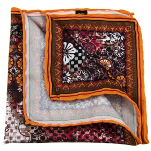 EM Men's Accessories poszetka pomarańczowa wzory mikrofibra.jpg