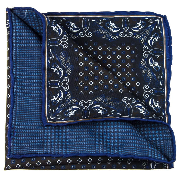 EM Men's Accessories poszetka dwustronna mikrofibra.jog