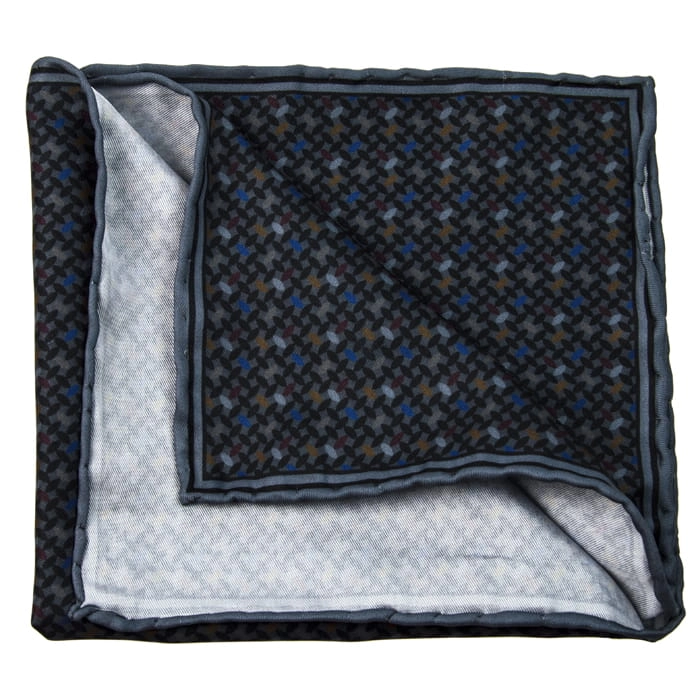 EM Men's Accessories poszetka szara jedwabna mikrowzór.jpg