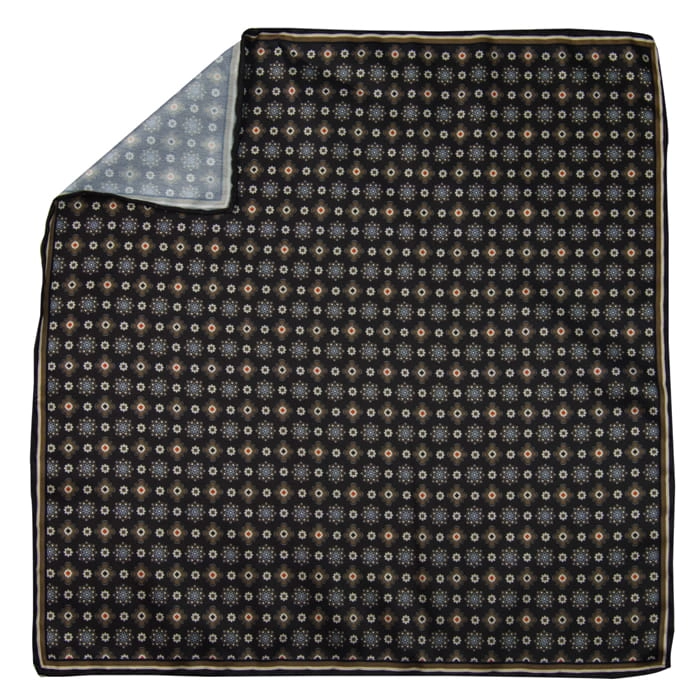 EM Men's Accessories poszetka brązowa kwiaty mikrofibra.jpg