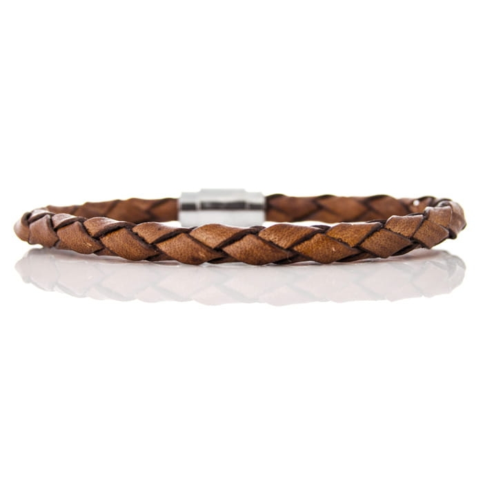 EM Men's Accessories bransoletka skórzana camelowa.jpg