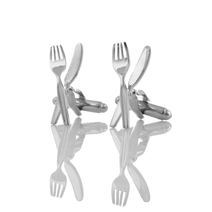 EM Men's Accessories spinki do mankietów srebrne nóż i widele.jpg