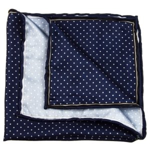 EM Men's Accessories poszetka granatowa kropki mikrofibra.jpg