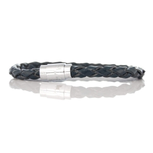 EM Men's Accessories bransoletka skórzana granatowa.jpg