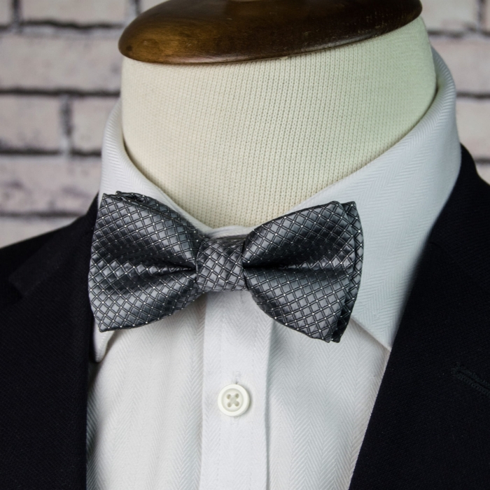 Mucha dziecięca junior szara wzór