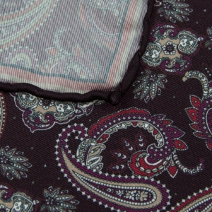 EM Men's Accessories poszetka bordowa mikrofibra paisley.jog