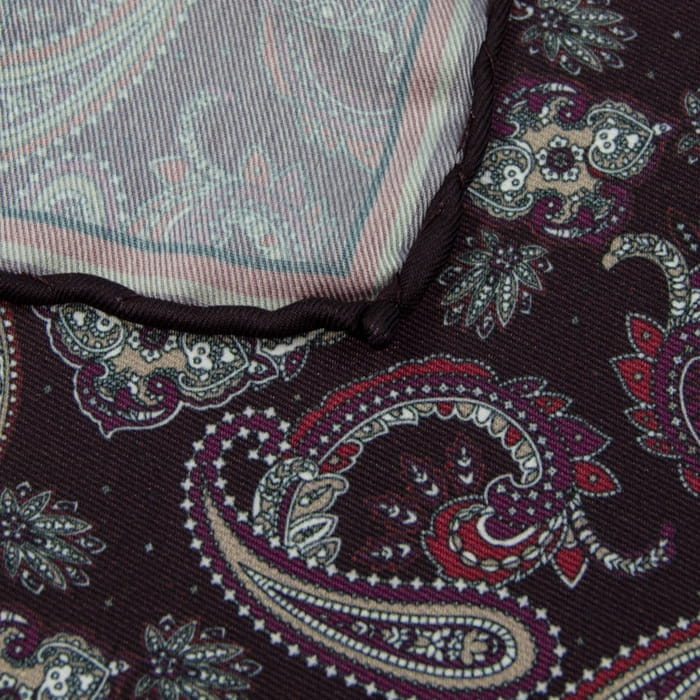 EM Men's Accessories poszetka bordowa mikrofibra paisley.jog