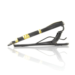 EM Men's Accessories spinka do krawatu pióro czarno-złota.jpg