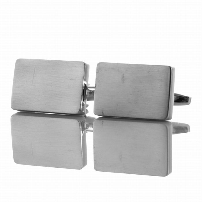 EM Men's Accessories spinki do mankietów srebrne prostokątne klasyczne.jpg