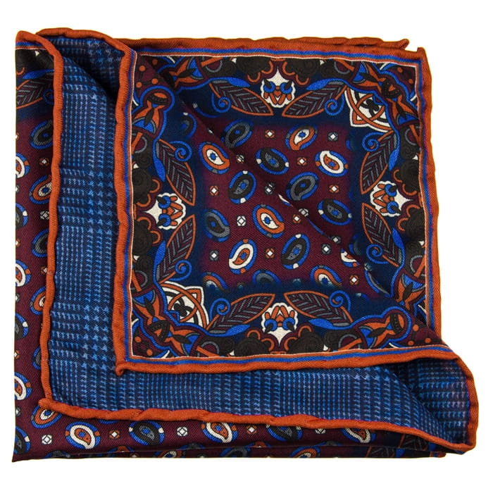 EM Men's Accessories poszetka dwustronna bordowa mikrofibra.jpg