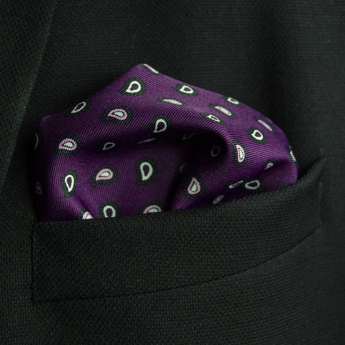 EM Men's Accessories poszetka fioletowa paisley mikrofibra.jpg