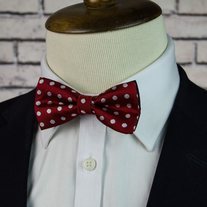 Mucha dziecięca junior czerwona groszki