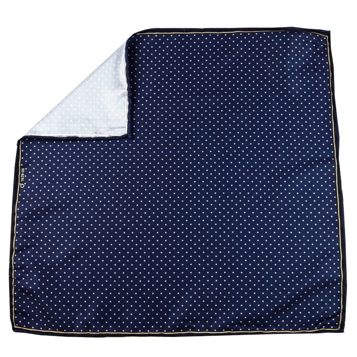 EM Men's Accessories poszetka granatowa kropki mikrofibra.jpg