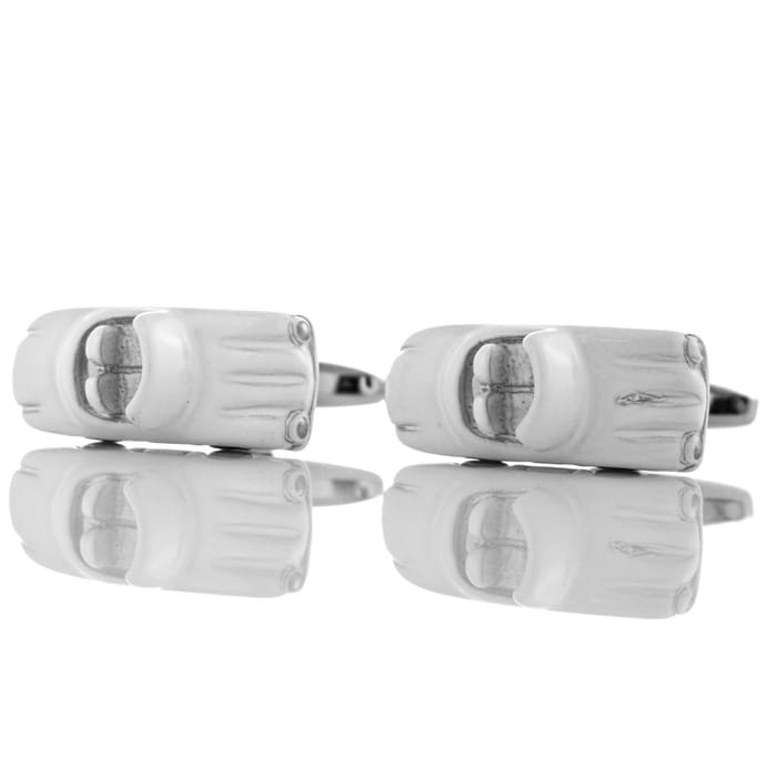 EM Men's Accessories spinki do mankietów w kształcie samochodów białe.jpg