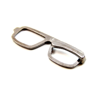 Wpinka do butonierki EM men's accessories srebrne okulary