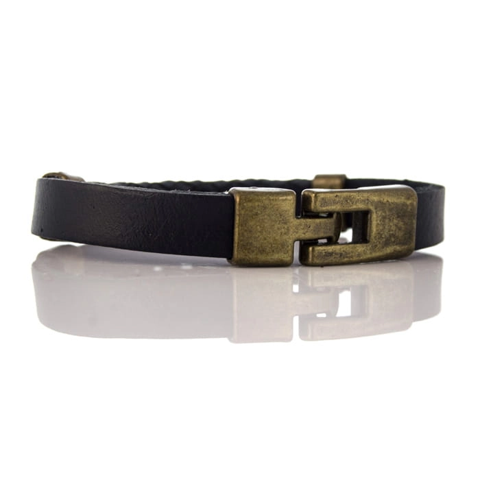EM Men's Accessories bransoletka skórzana granatowa.jpg