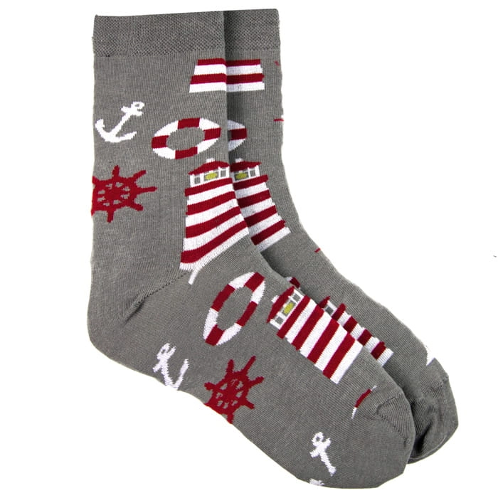 EM Men's Accessories szare bawełniane skarpety marynistyczne.jpg