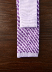 Knit fioletowy w paski