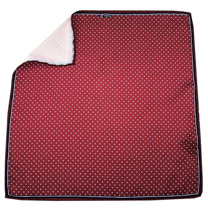 EM Men's Accessories poszetka bordowa groszki.jpg