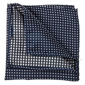 EM Men's Accessories poszetka granatowa kropki mikrofibra.jpg