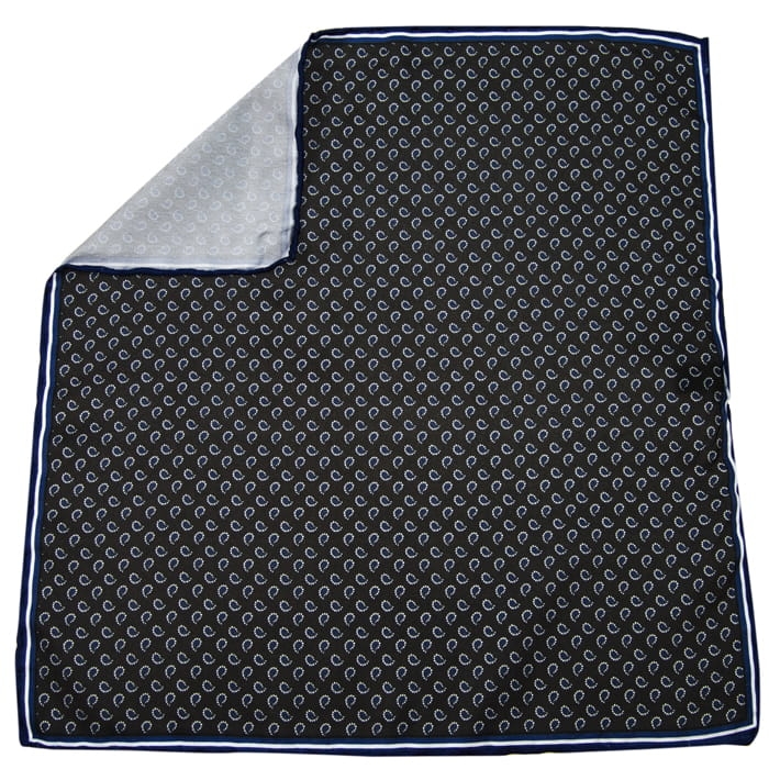 EM Men's Accessories poszetka brązowa jedwabna paisley.jpg