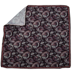 EM Men's Accessories poszetka bordowa mikrofibra paisley.jog