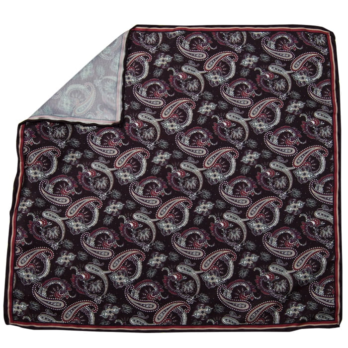 EM Men's Accessories poszetka bordowa mikrofibra paisley.jog