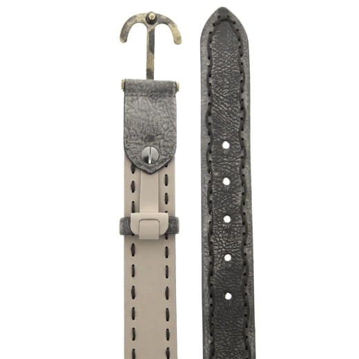 Pasek skórzany - skóra naturalna z kotwicą