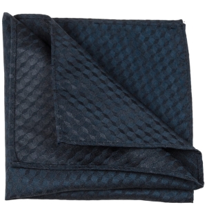 EM Men's Accessories poszetka granatowa mikrowzór mikrofibra.jpg