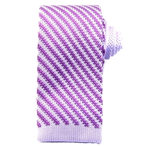 Knit fioletowy w paski