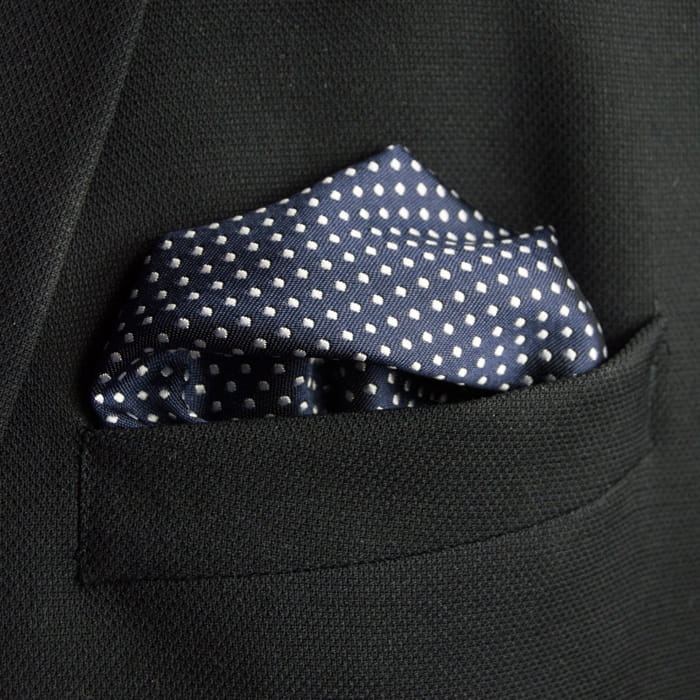 EM Men's Accessories poszetka granatowa kropki mikrofibra.jpg